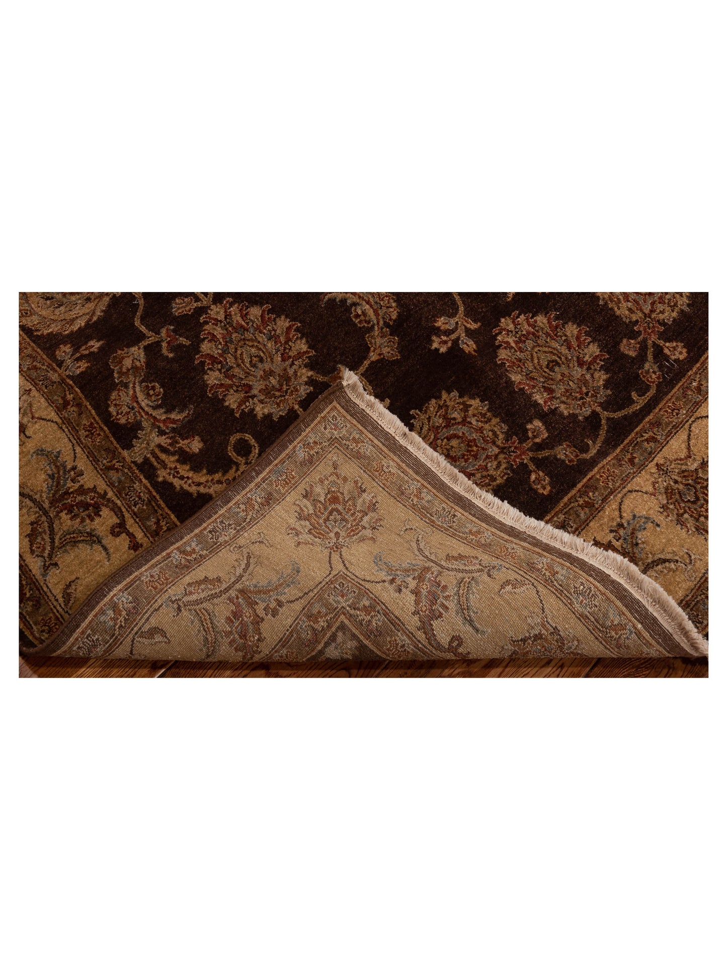 Rajpur Taj 115657 Plum Gold Traditional Hand Knotted Rug