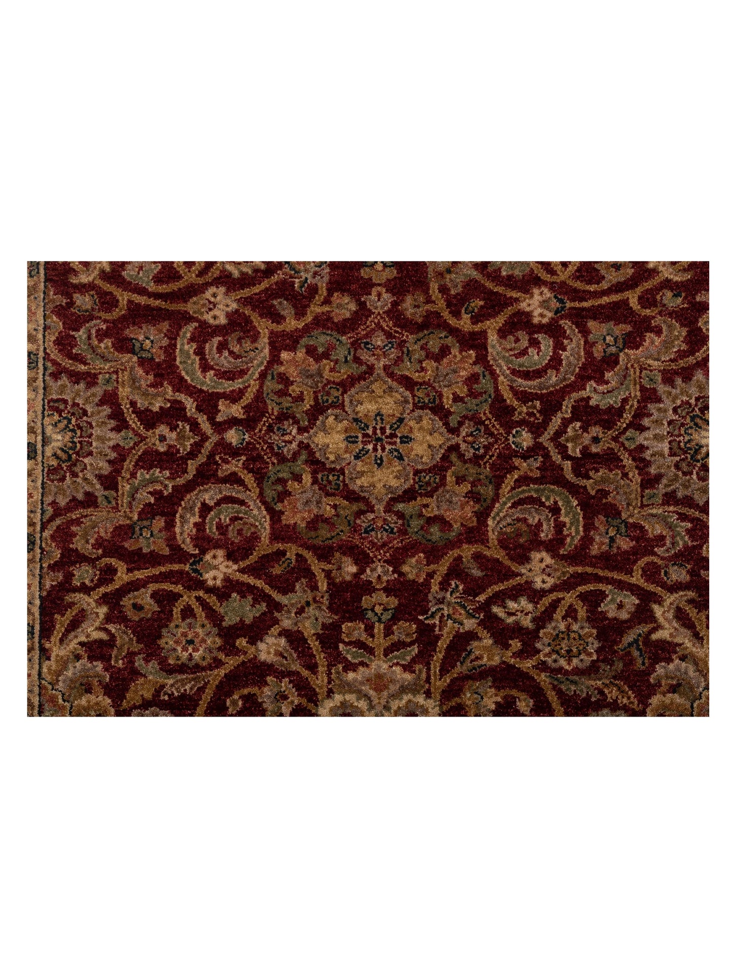 Rajpur Platinum 115665 Red Beige Traditional Hand Knotted Rug