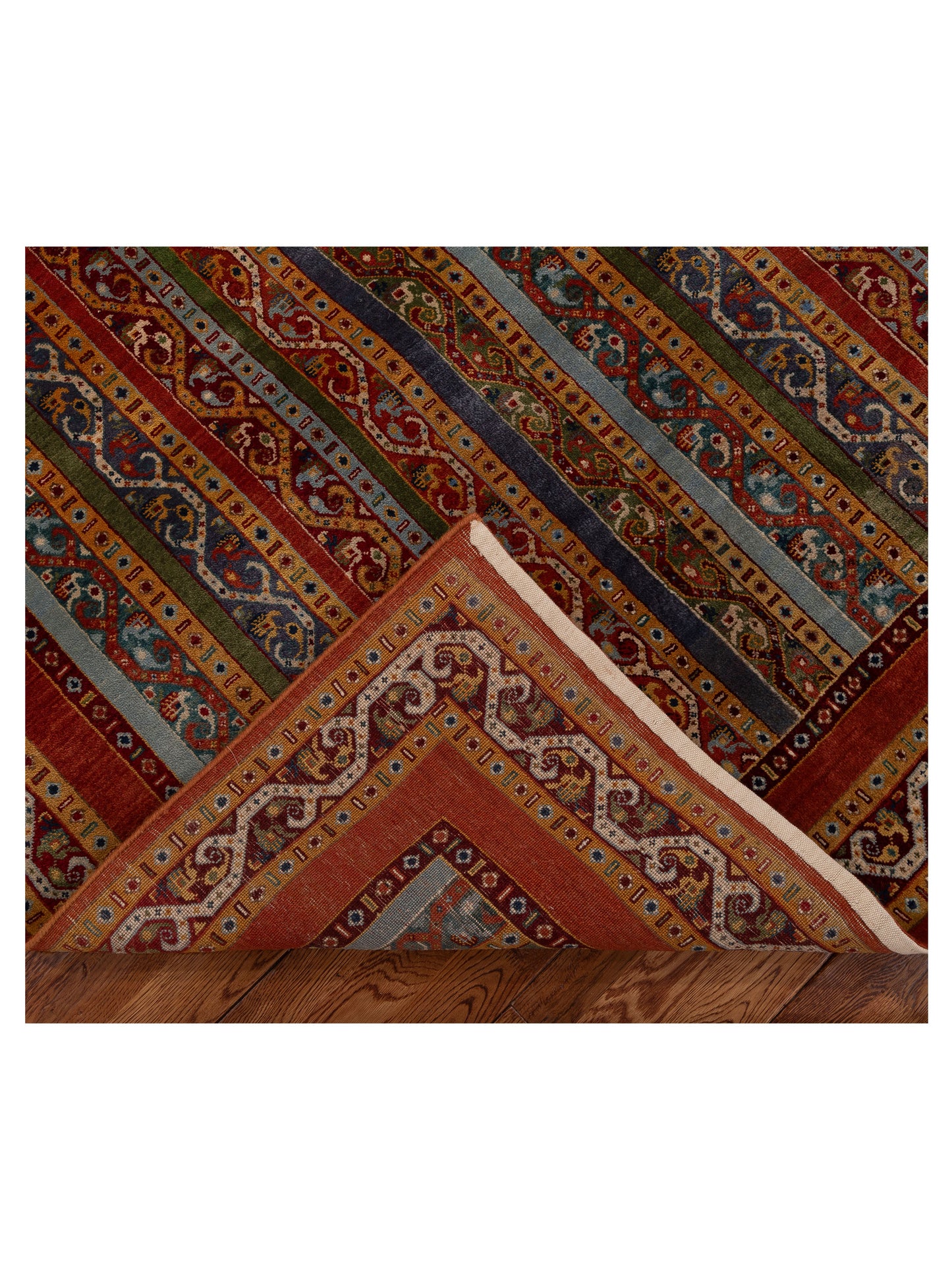 Rajpur Shawl 115859 Multi  Tribal Hand Knotted Rug