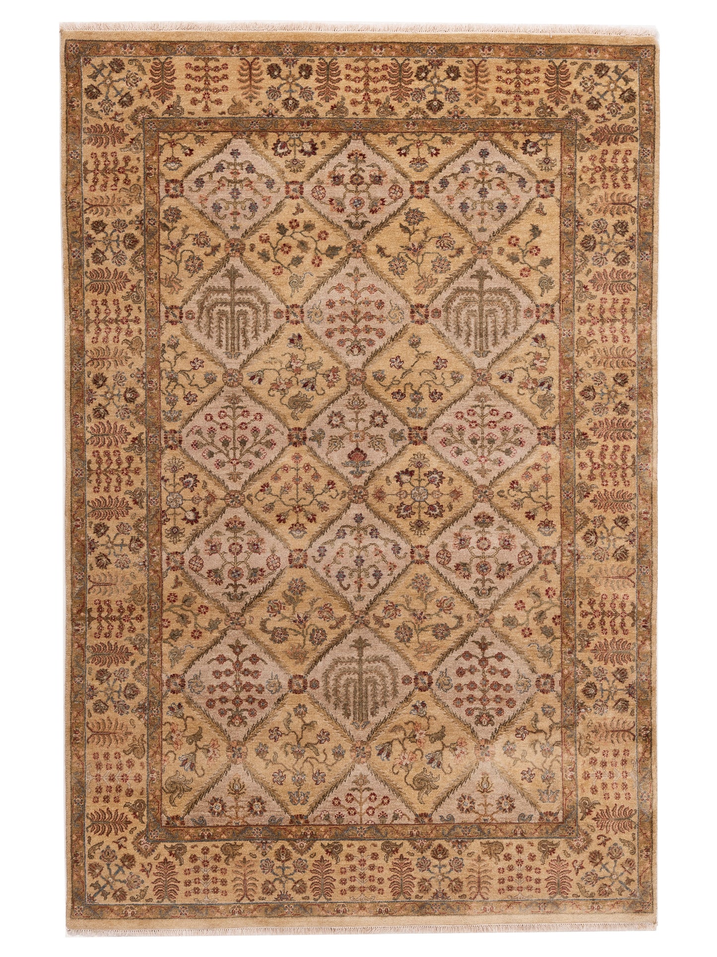 Rajpur Platinum 116510 Beige Traditional Hand Knotted Rug