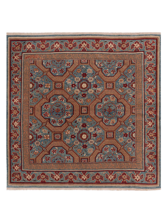 Pasha Antique Loom 117146 Multi Transitional Hand Knotted Rug