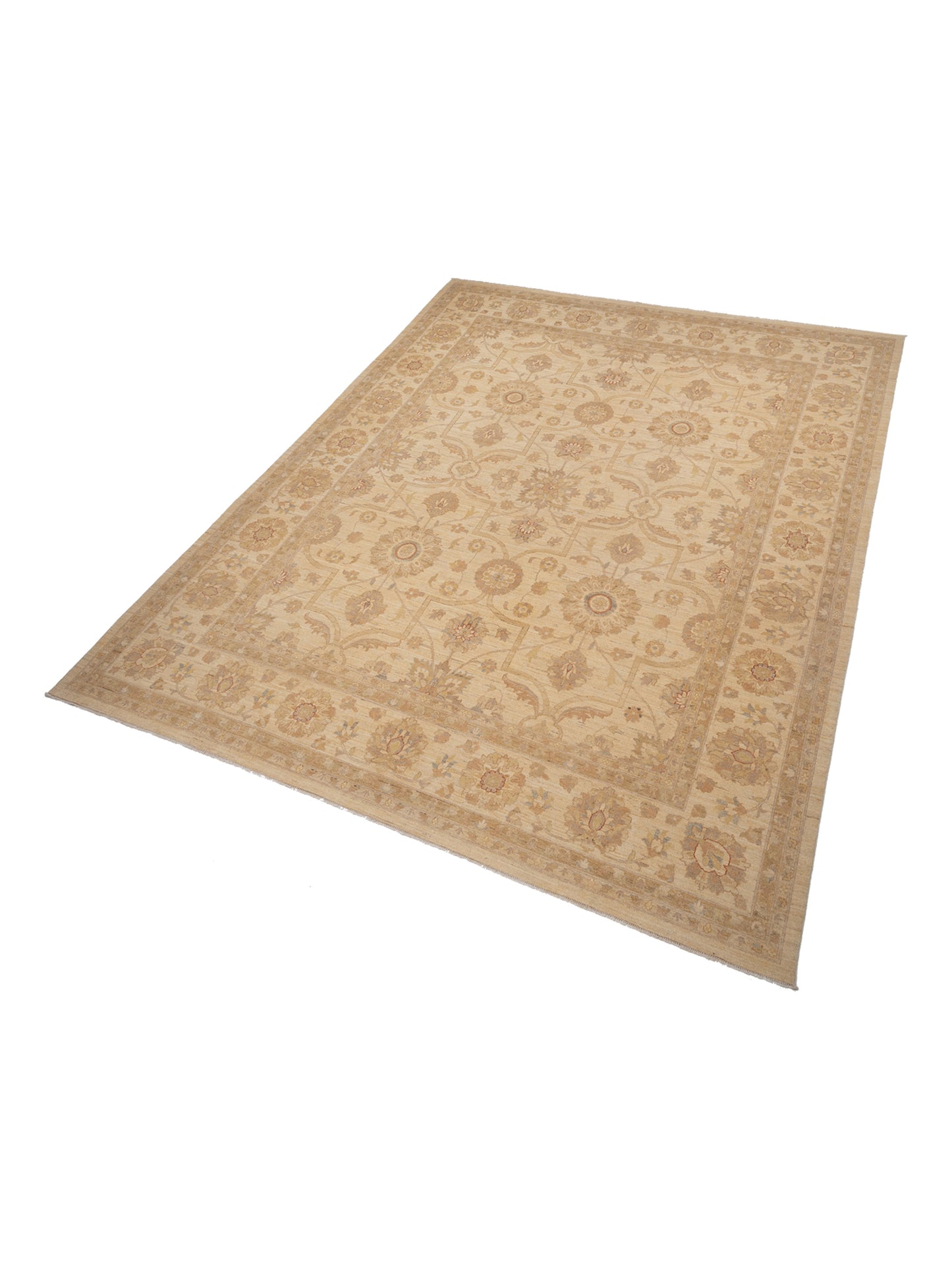 Pasha Sultan 117481 Ivory Ivory Traditional Hand Knotted Rug