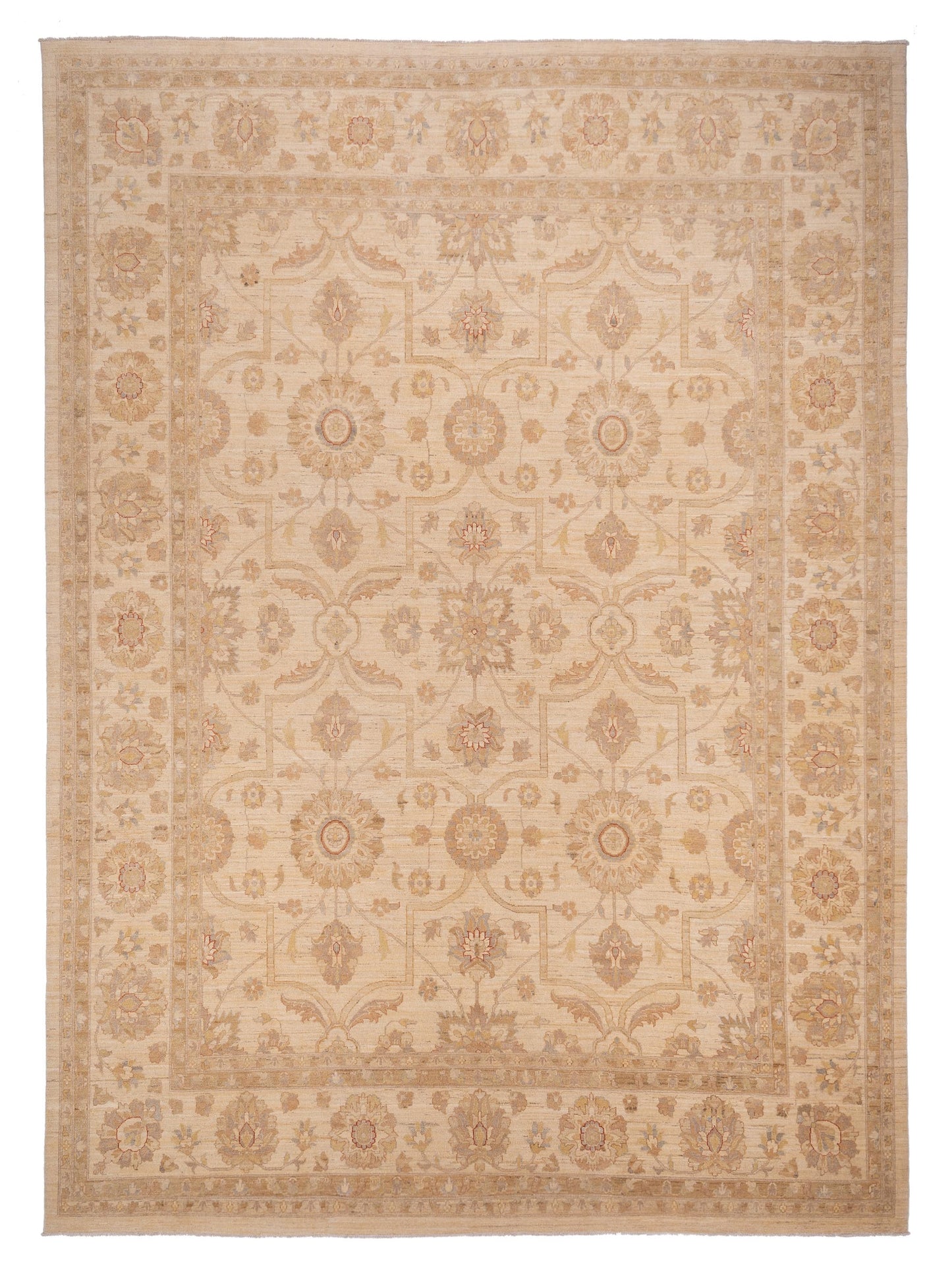 Pasha Sultan 117481 Ivory Traditional Hand Knotted Rug