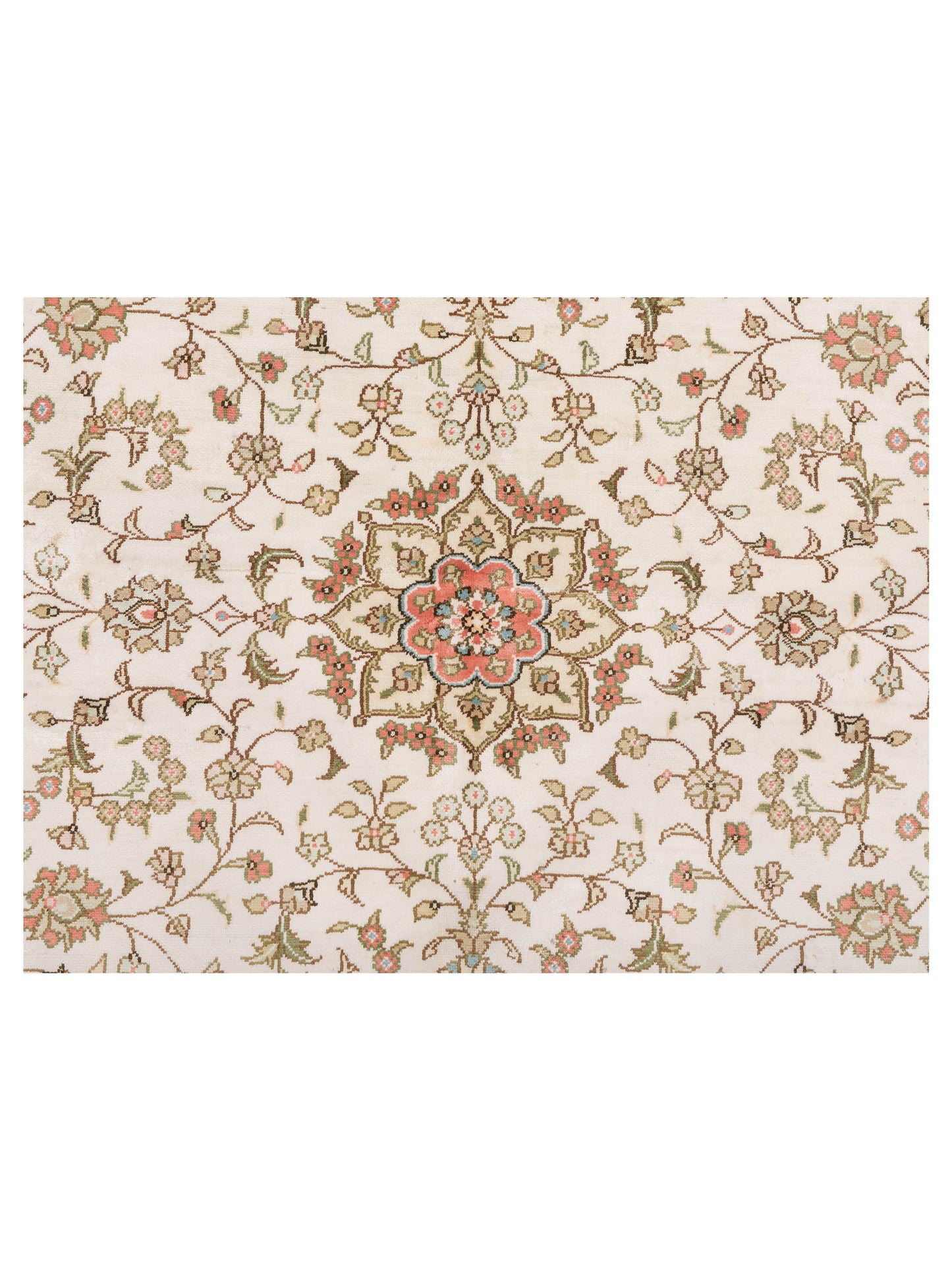 Pasha Elegance 117991 Ivory Ivory Traditional Hand Knotted Rug