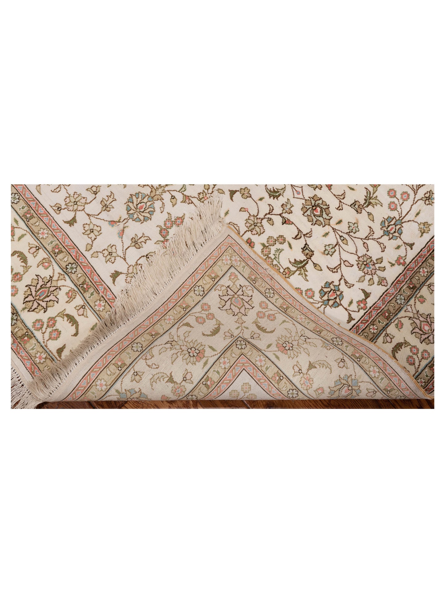 Pasha Elegance 117991 Ivory Ivory Traditional Hand Knotted Rug