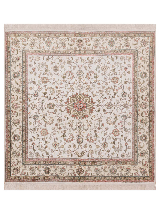 Pasha Elegance 117991 Ivory Traditional Hand Knotted Rug