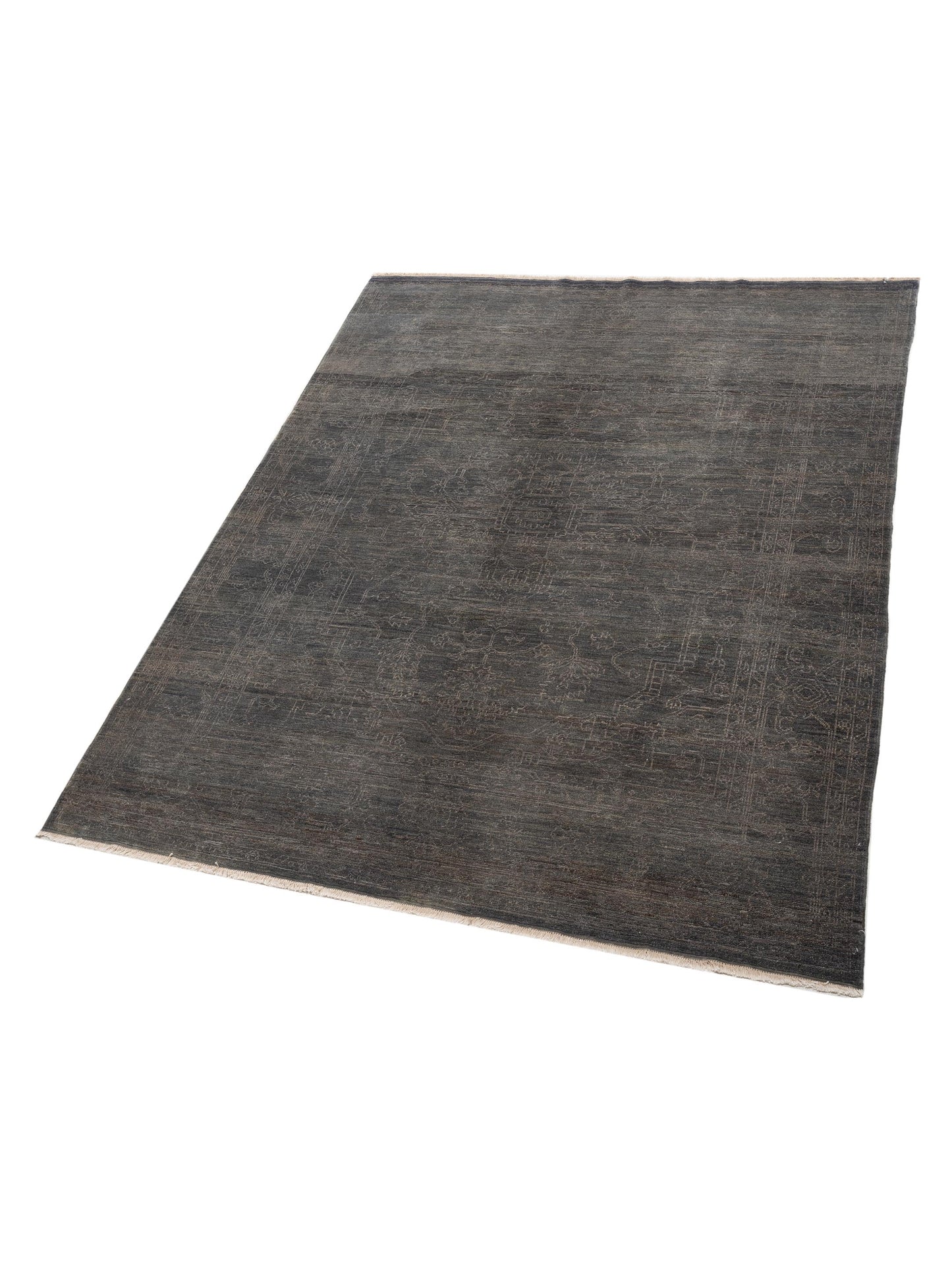 Pasha Ceyhan Agate Charcoal  Traditional Hand Knotted Rug