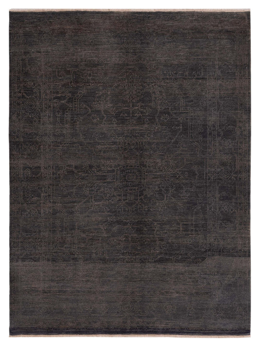 Pasha Ceyhan Agate Charcoal Traditional Hand Knotted Rug