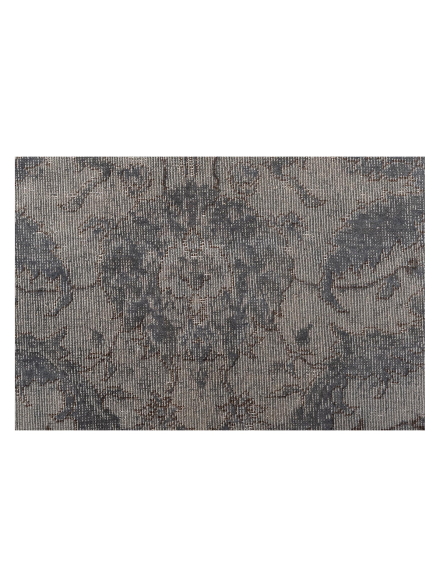 Pasha Vintage 118750 Light Gray  Transitional Hand Knotted Rug