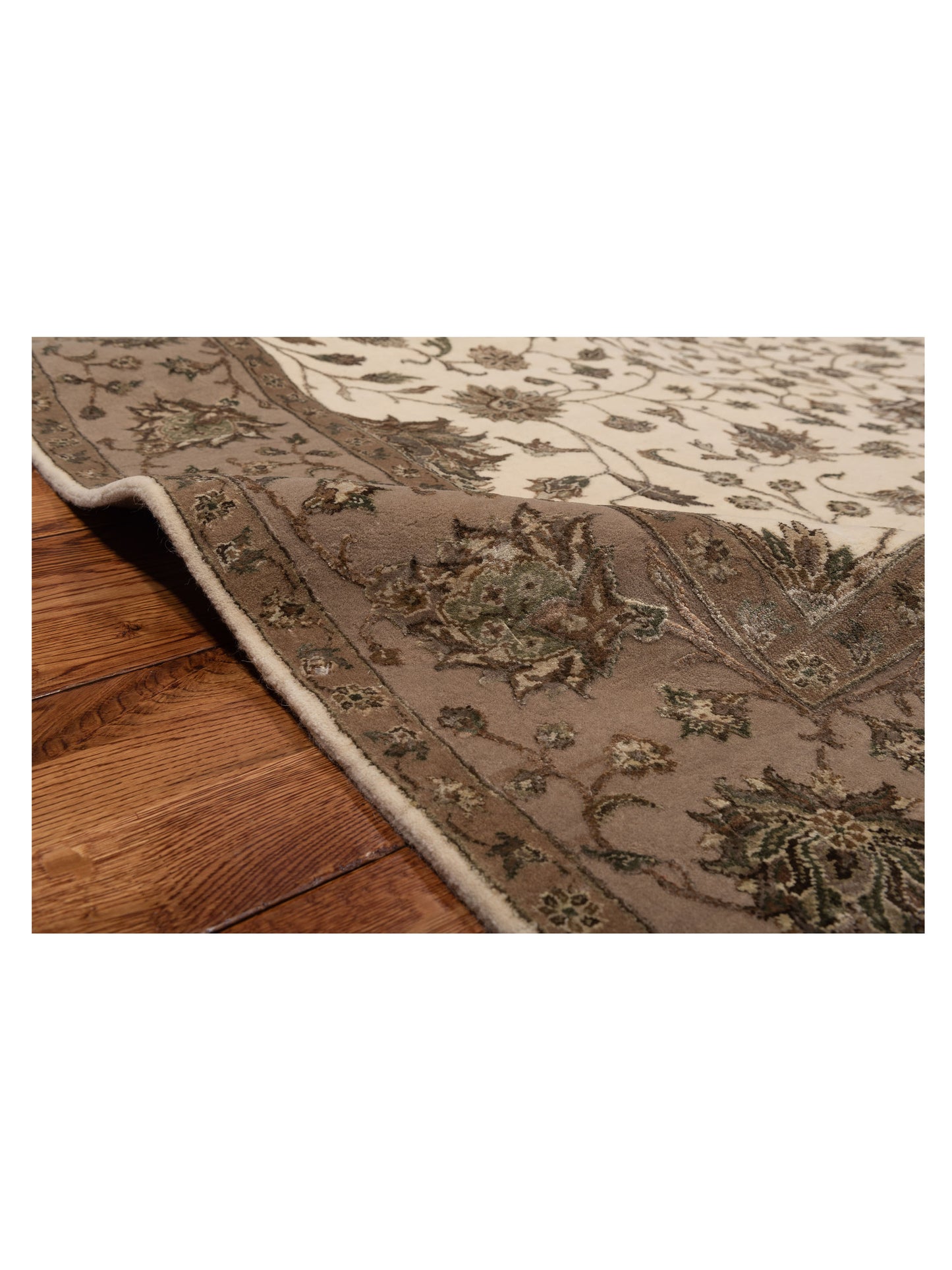 Rajpur Imperial 118962 Ivory Beige Traditional Hand Knotted Rug