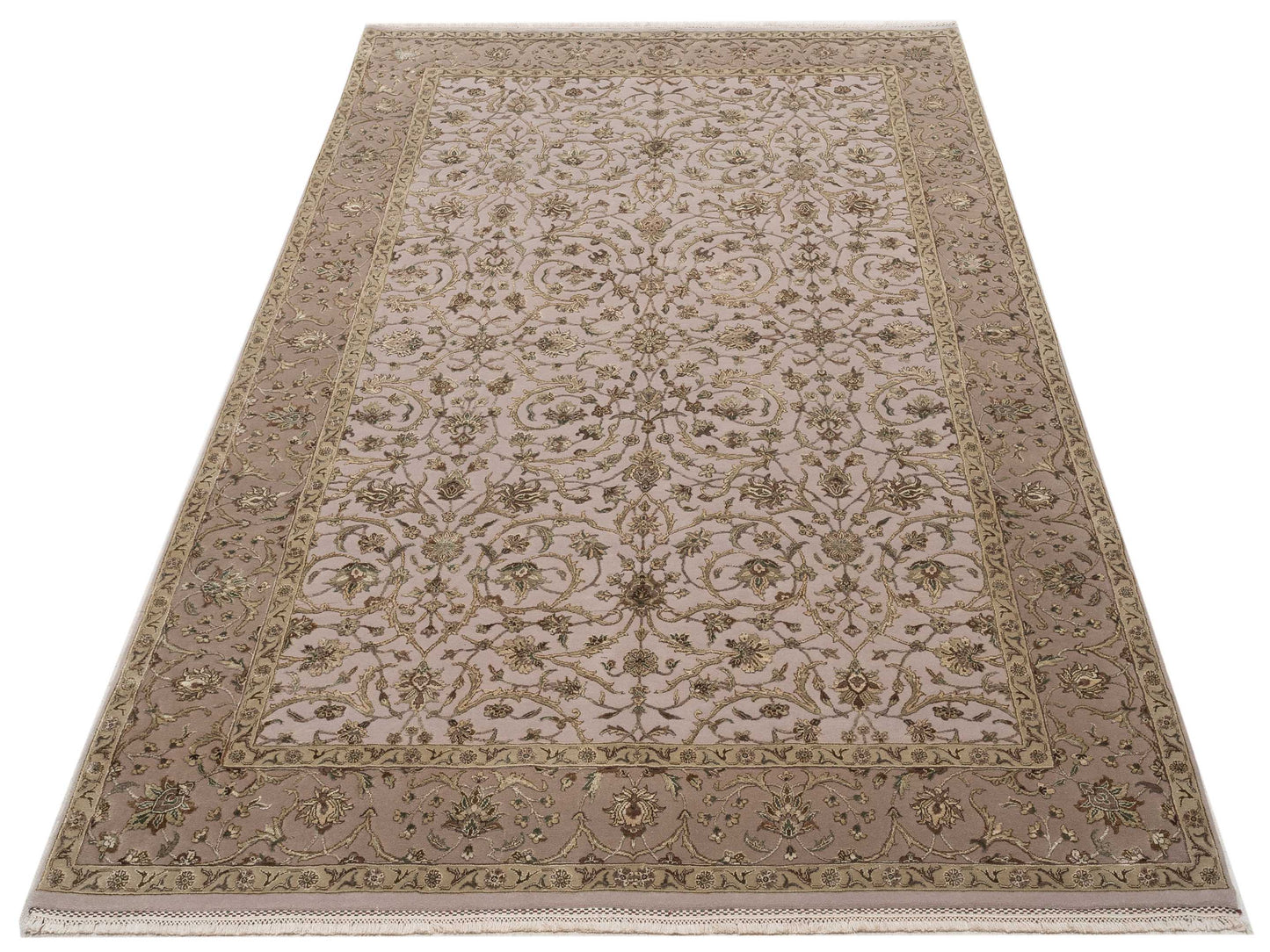 Rajpur Imperial 118968 Cream Beige Traditional Hand Knotted Rug