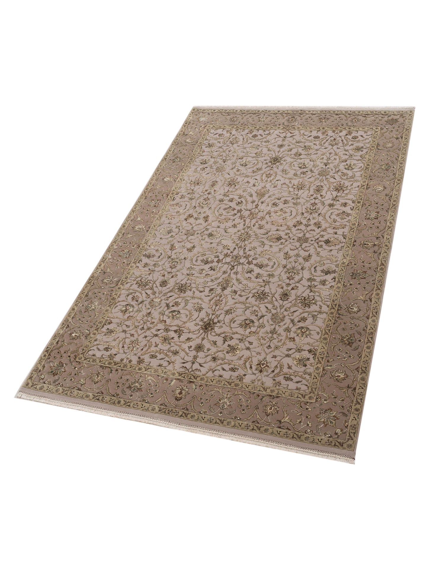 Rajpur Imperial 118968 Cream Beige Traditional Hand Knotted Rug