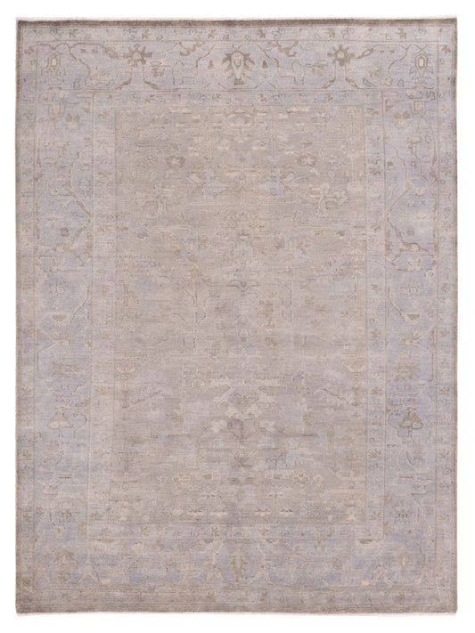 Rajpur Stella 119157 Silver Transitional Hand Knotted Rug