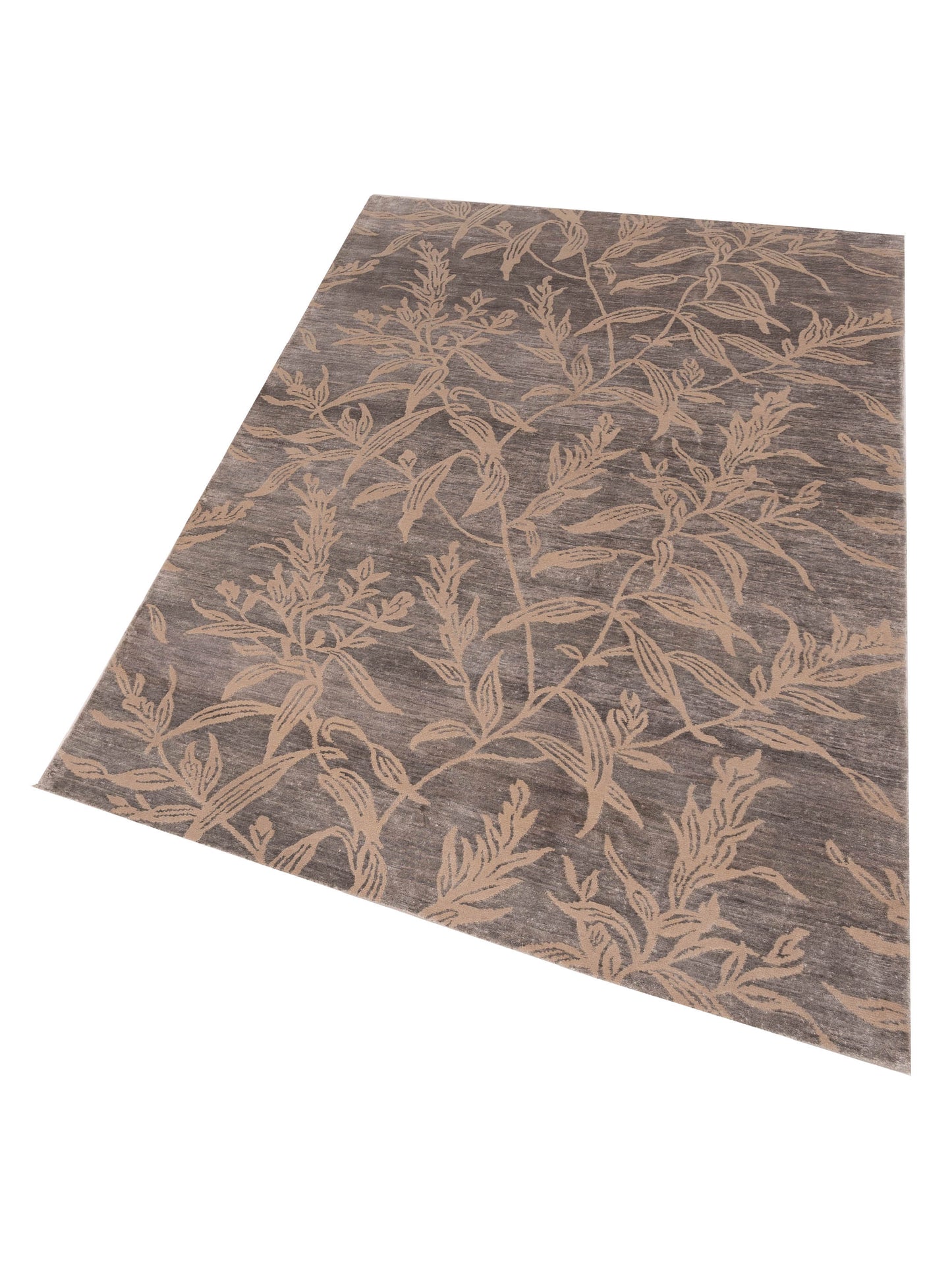 Siena Tibetino 119736 Gray  Contemporary Hand Knotted Rug