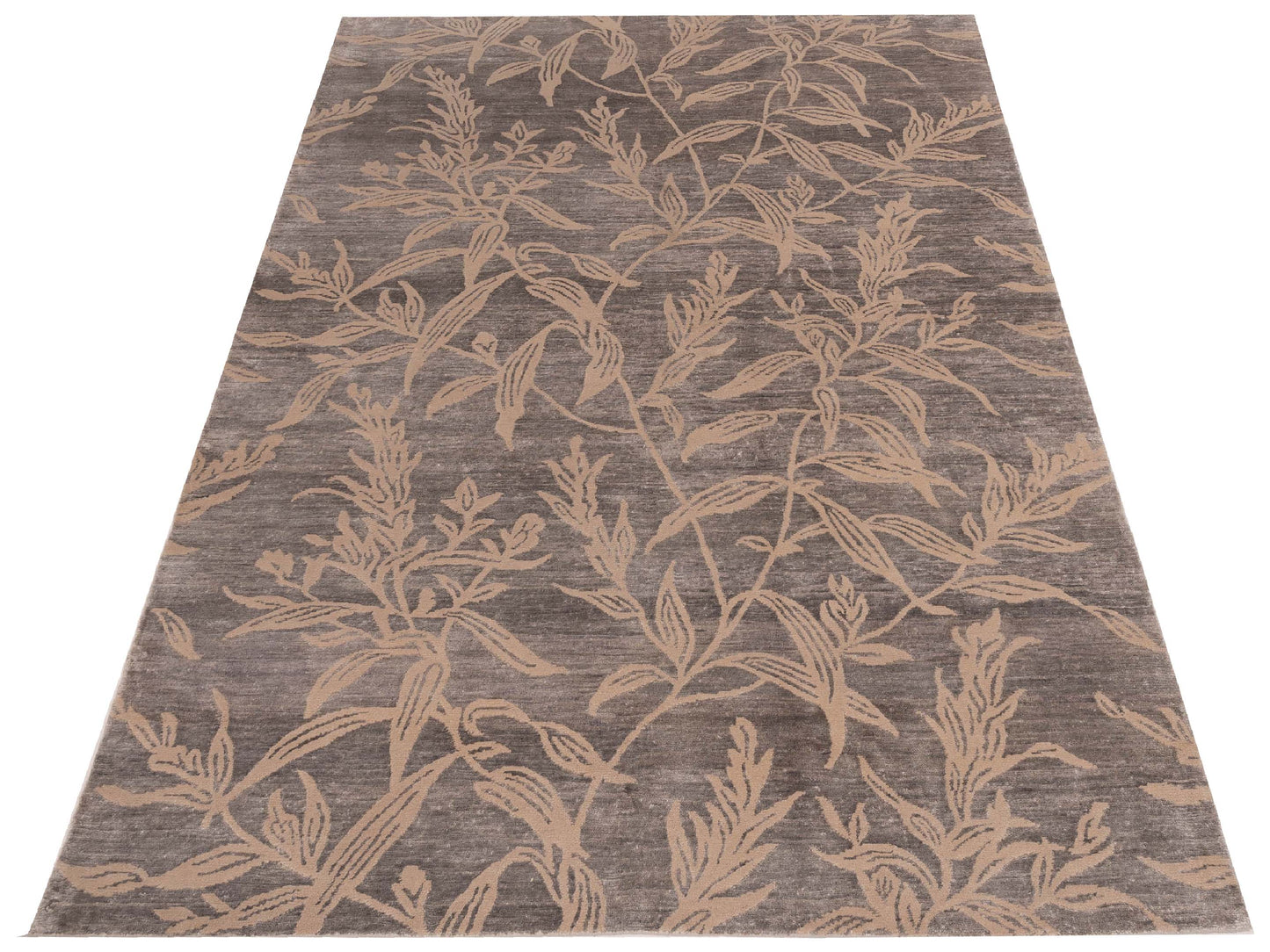 Siena Tibetino 119736 Gray  Contemporary Hand Knotted Rug