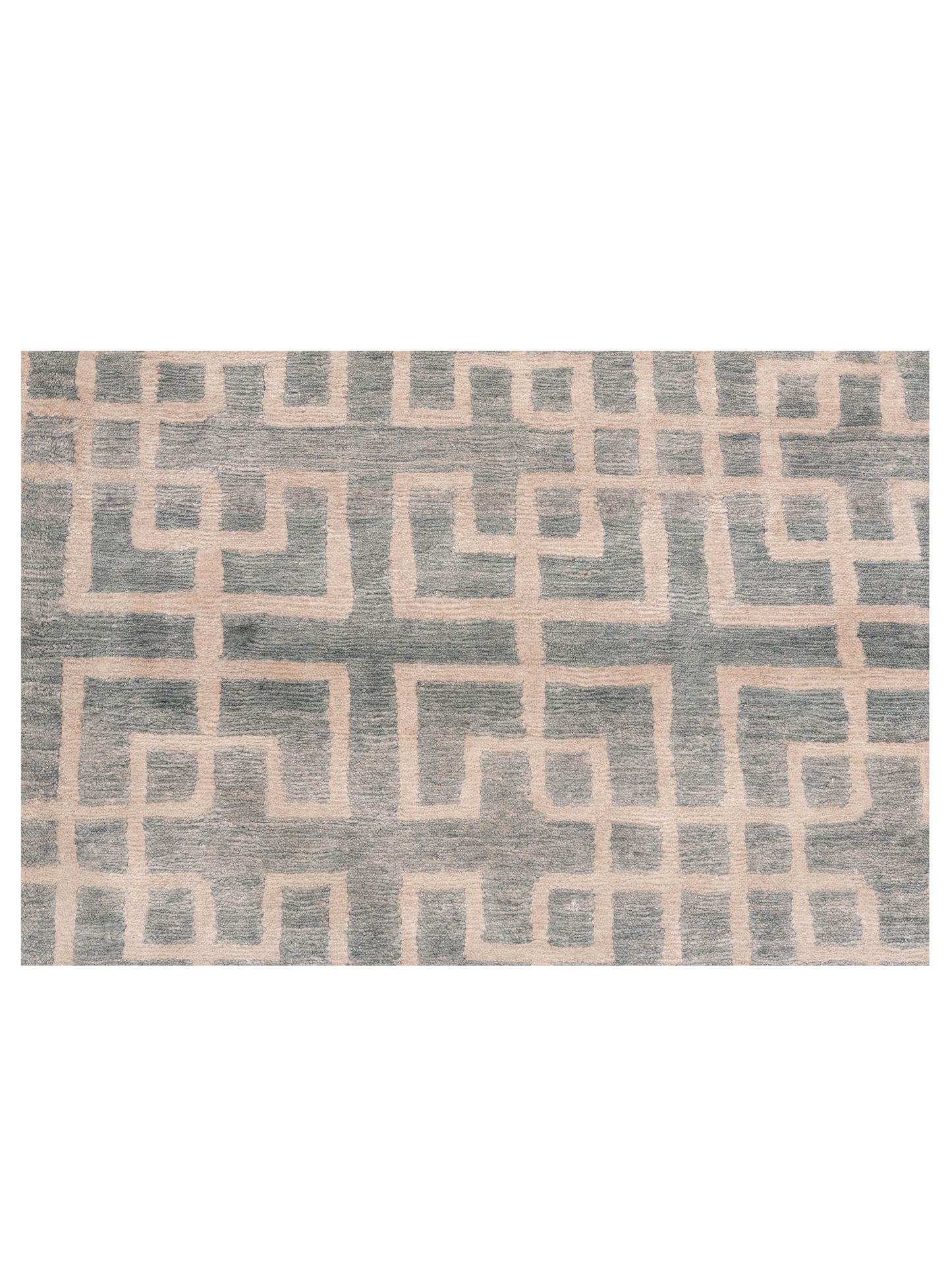 Siena Tibetino 119742 Blue  Contemporary Hand Knotted Rug