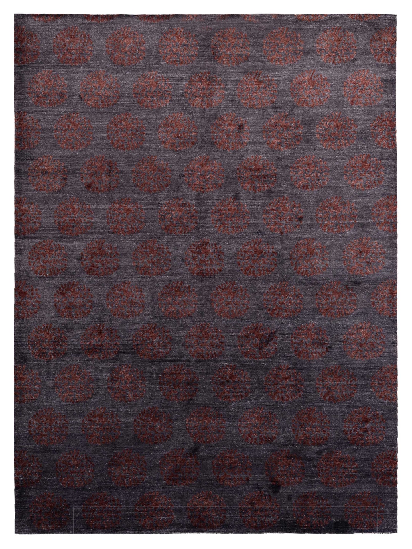 Siena Tibetino 119747 Charcoal Contemporary Hand Knotted Rug