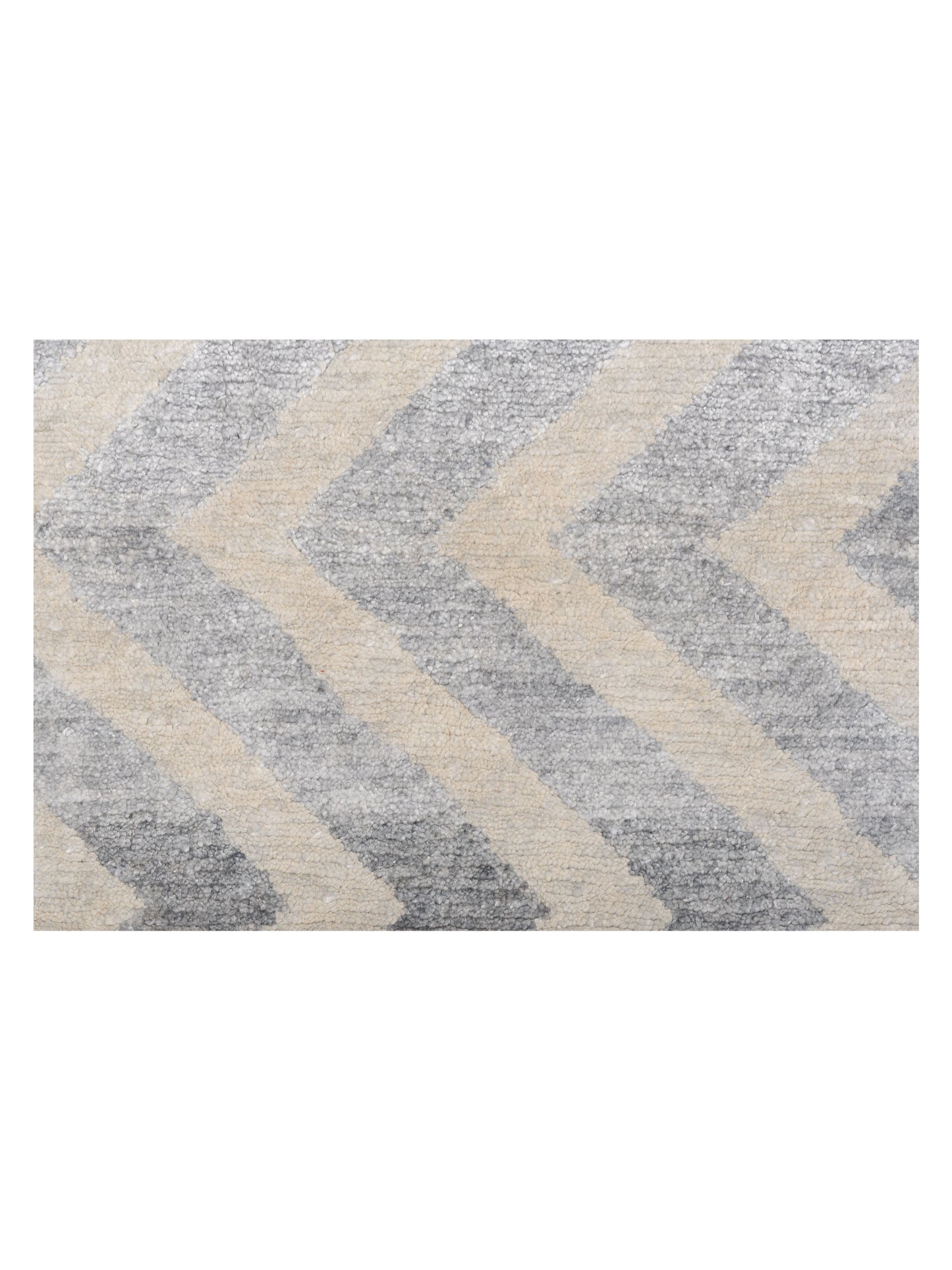 Siena Tibetino 119772 Gray Ivory Traditional Hand Knotted Rug