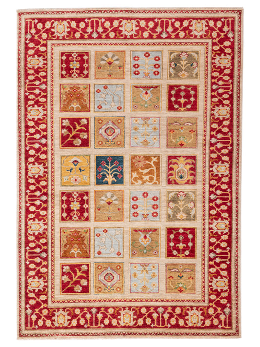 Pasha Sultan 119985 Multi Tribal Hand Knotted Rug