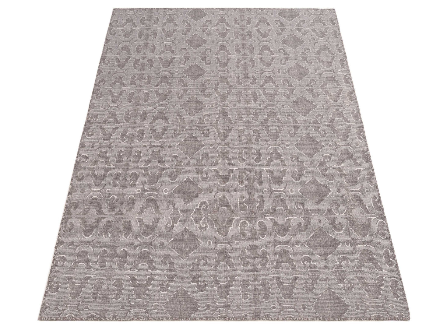 Siena Himalayan 120127 Gray  Contemporary Hand Knotted Rug