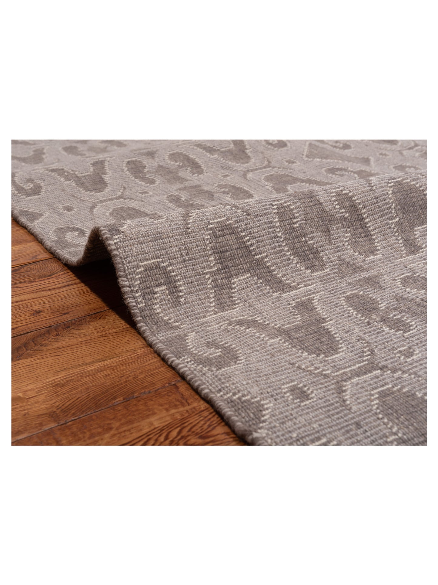 Siena Himalayan 120127 Gray  Contemporary Hand Knotted Rug