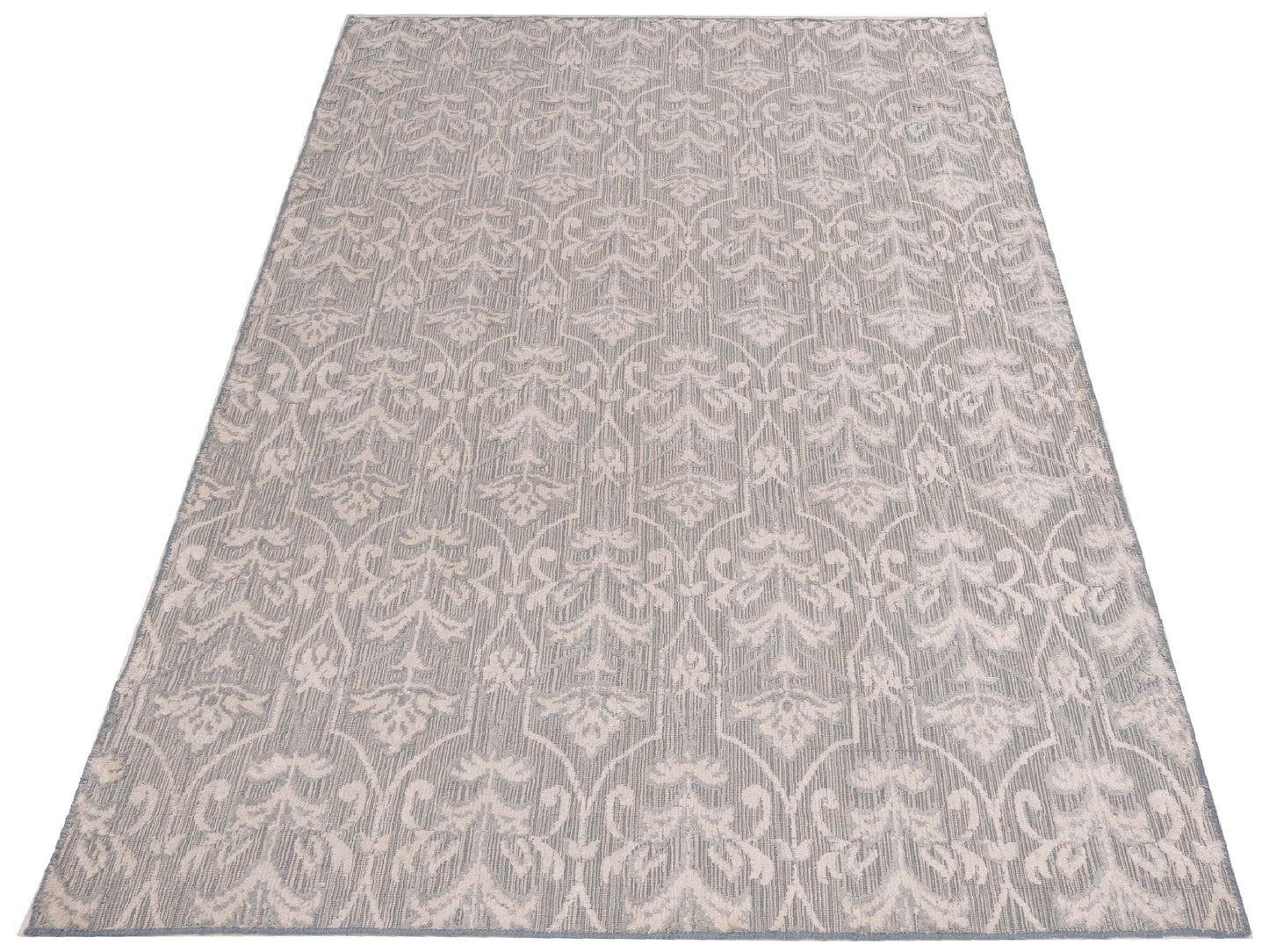 Siena Himalayan 120320 Blue  Contemporary Hand Knotted Rug