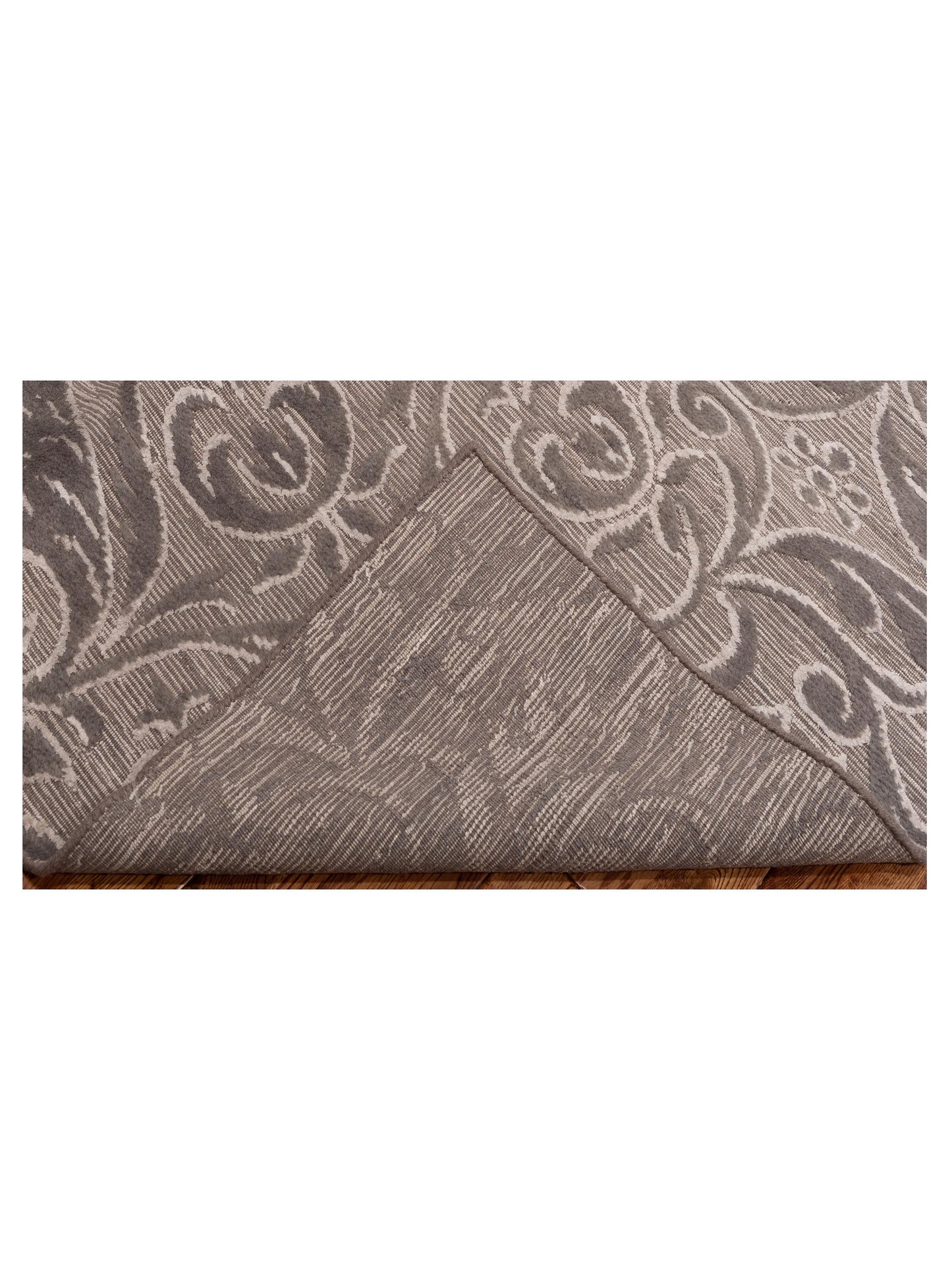 Siena Himalayan 120344 Gray  Contemporary Hand Knotted Rug