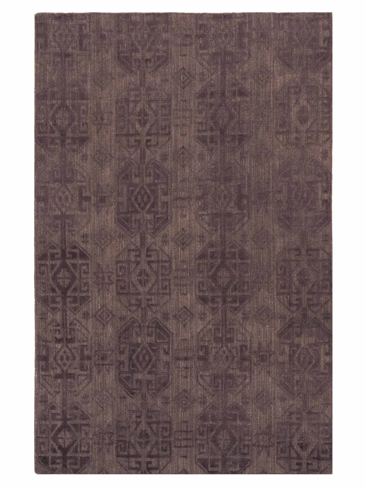 Siena Himalayan 120367 Brown Contemporary Hand Knotted Rug