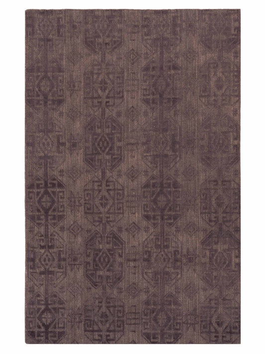 Siena Himalayan 120367 Brown Contemporary Hand Knotted Rug