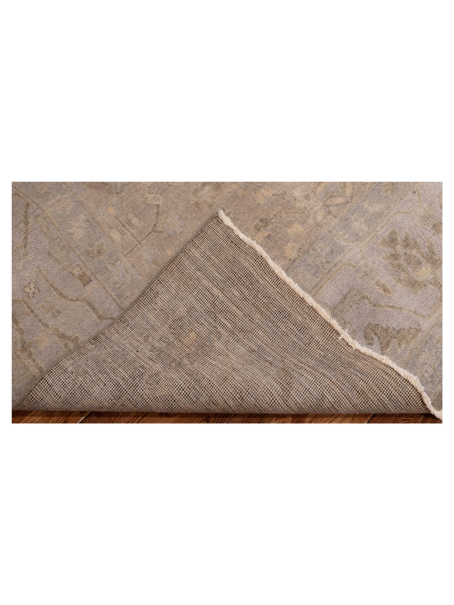 Rajpur Oushak Shah 120422 Gray Gray Traditional Hand Knotted Rug