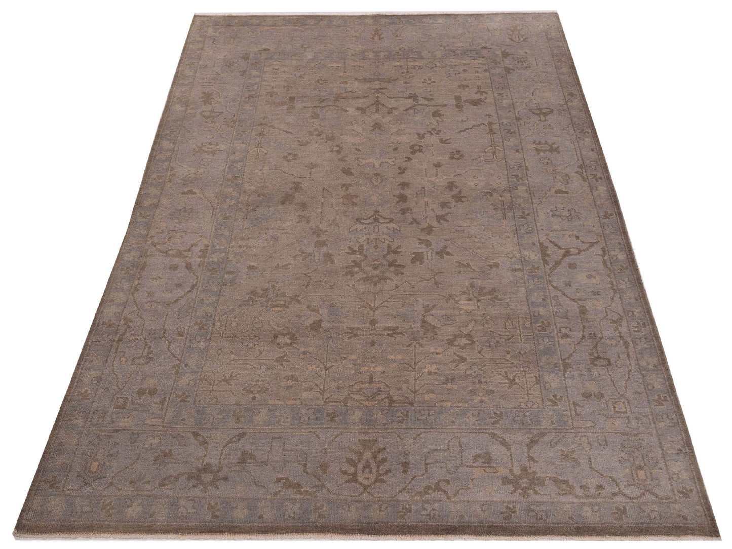 Rajpur Stella 120425 Gray  Transitional Hand Knotted Rug