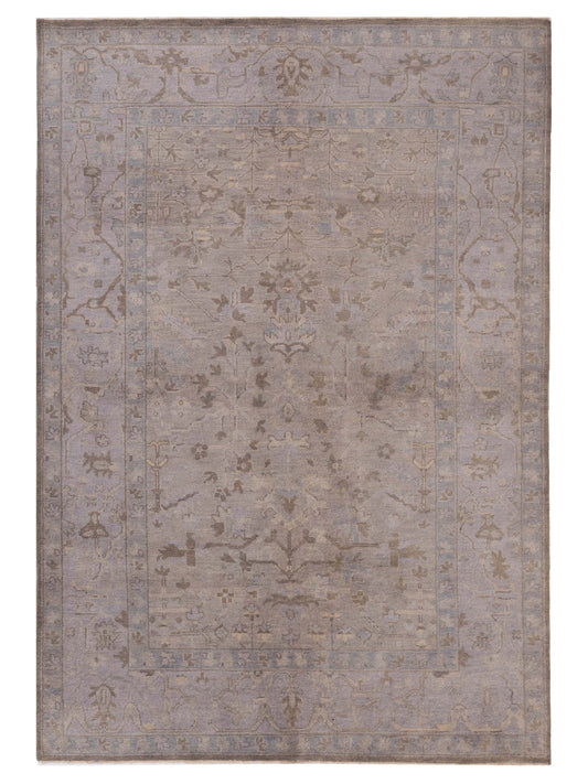 Rajpur Stella 120425 Gray Transitional Hand Knotted Rug