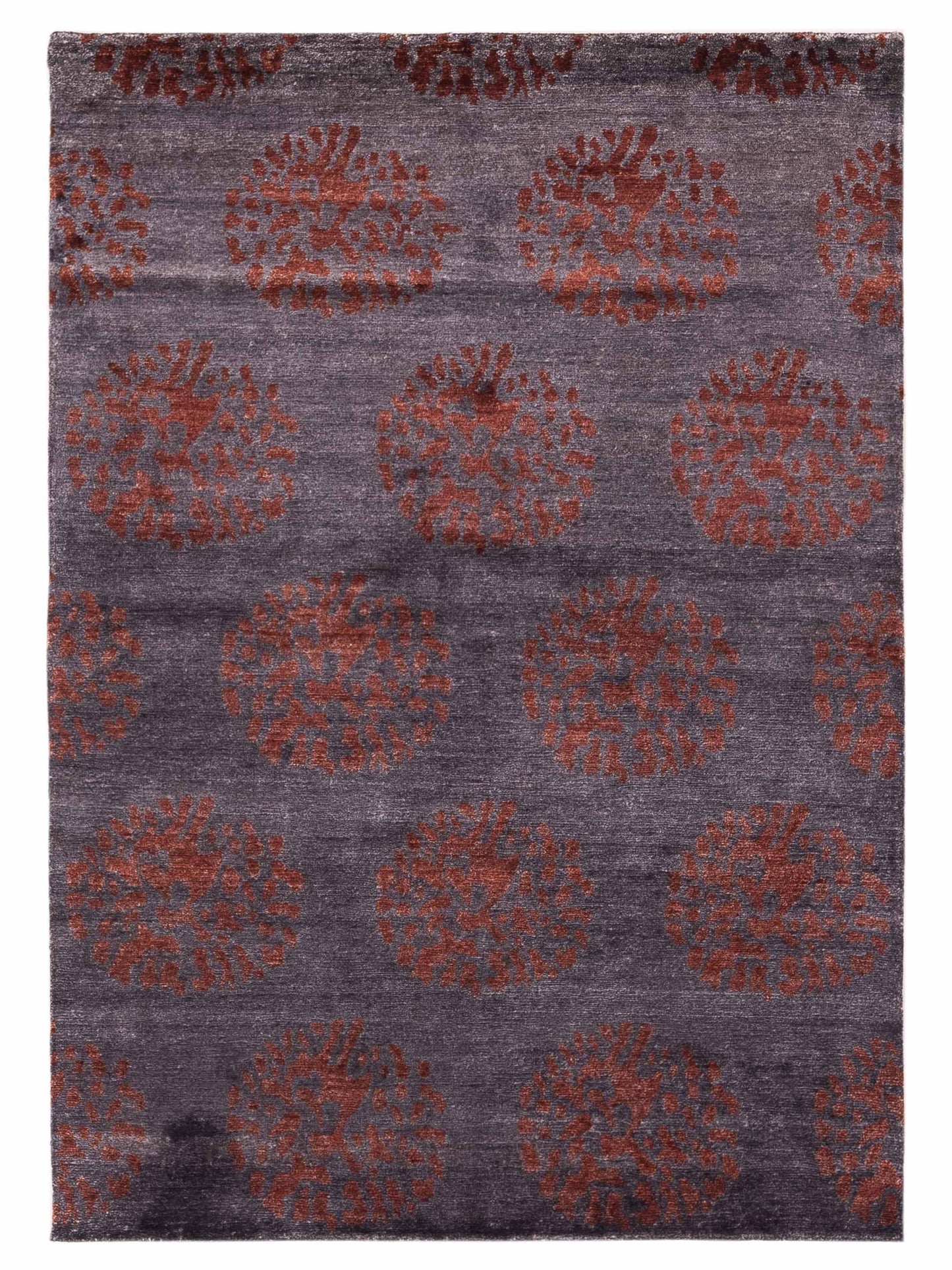 Siena Tibetino 120519 Charcoal Contemporary Hand Knotted Rug