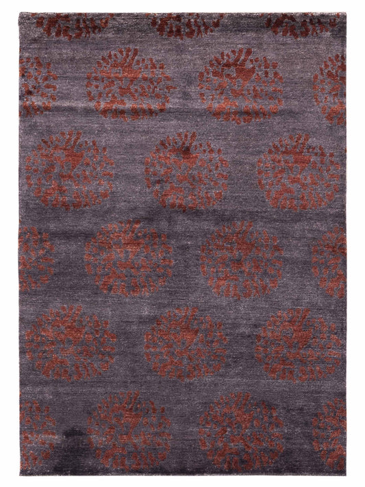 Siena Tibetino 120519 Charcoal Contemporary Hand Knotted Rug