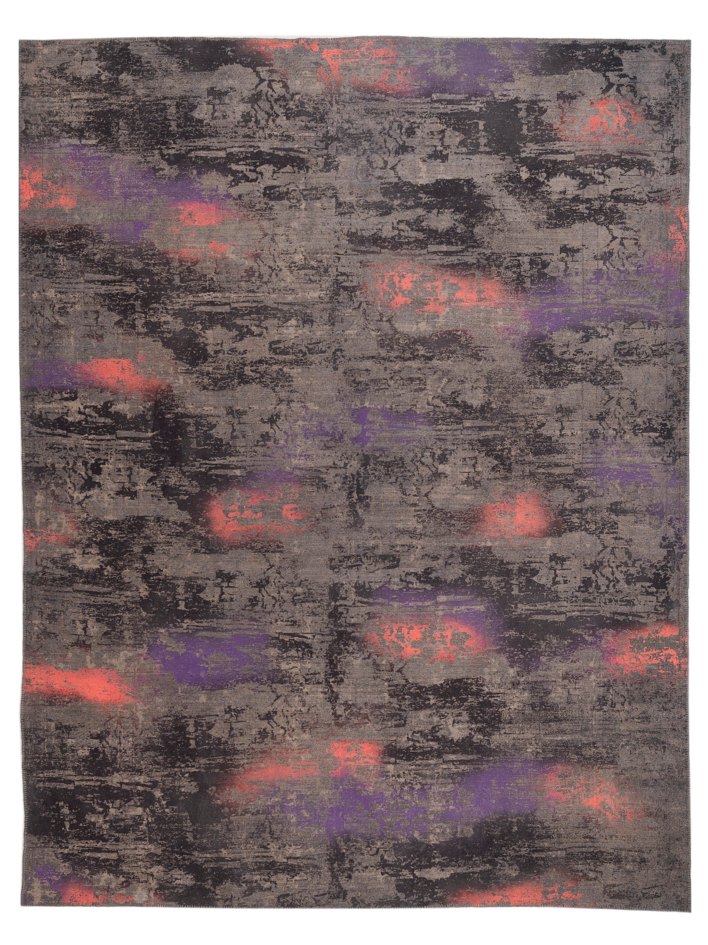 Pasha Vintage 120904 Gray Contemporary Hand Knotted Rug