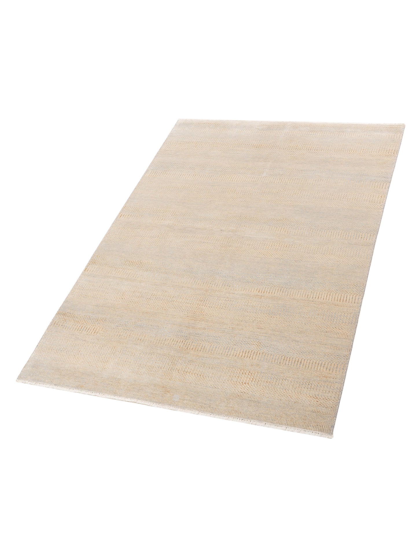 Rajpur Aurore 120989 Beige Silver Contemporary Hand Knotted Rug