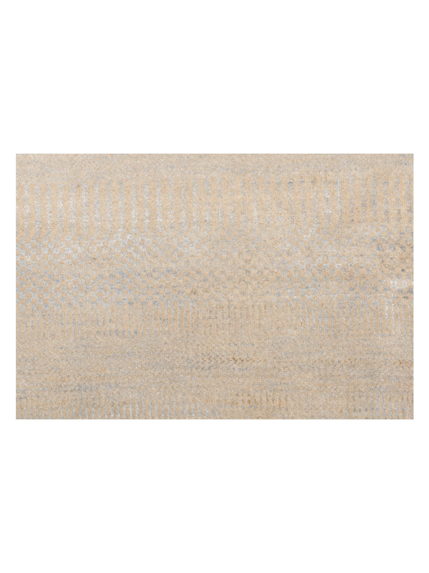 Rajpur Aurore 120989 Beige Silver Contemporary Hand Knotted Rug