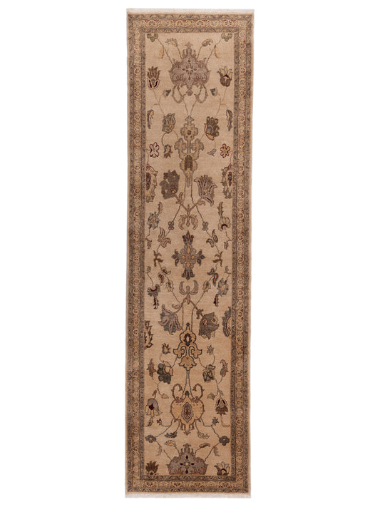 Pasha Turkish Elvan 121913 Ivory Traditional Hand Knotted Rug