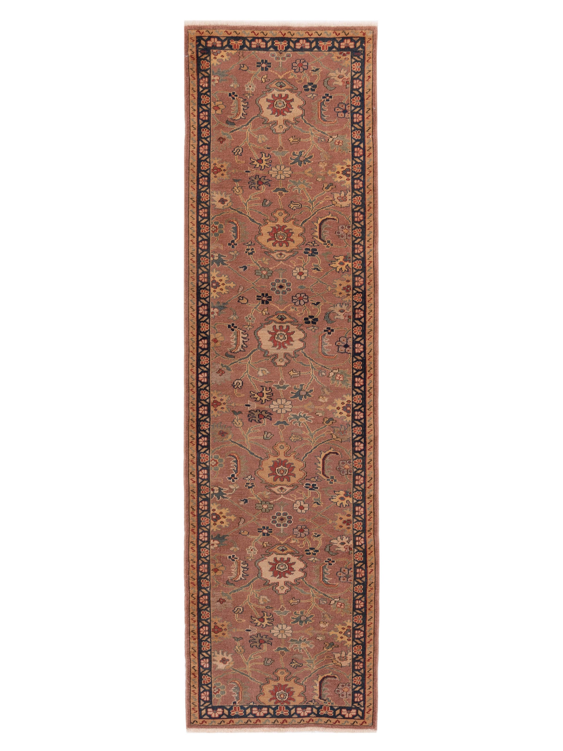 Pasha Antique Loom 121919 Purple Transitional Hand Knotted Rug