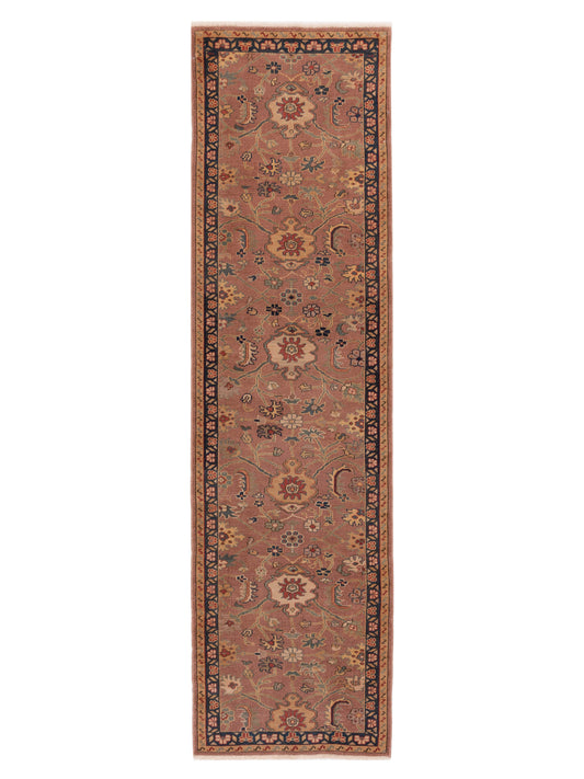 Pasha Antique Loom 121919 Purple Transitional Hand Knotted Rug