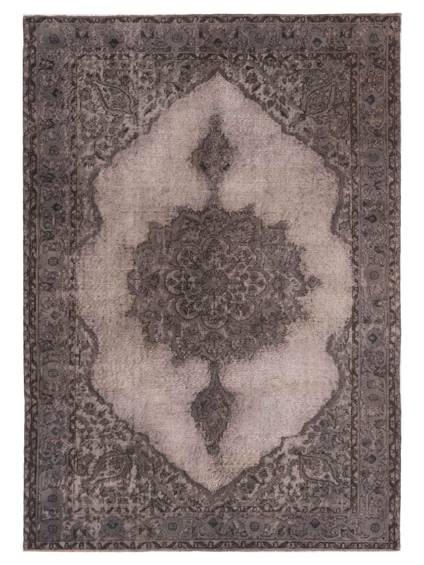 Pasha Vintage 121970 Gray Transitional Hand Knotted Rug