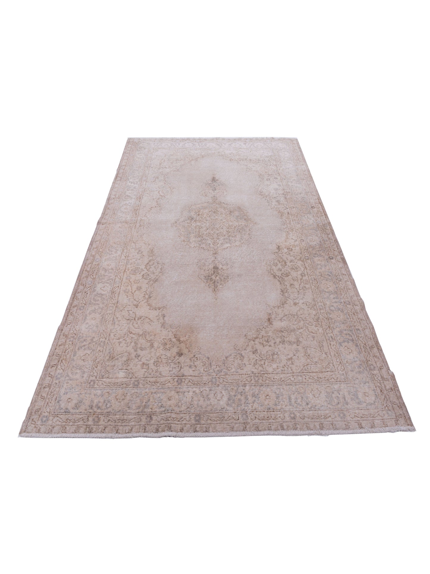 Pasha Vintage 121976 Beige  Transitional Hand Knotted Rug