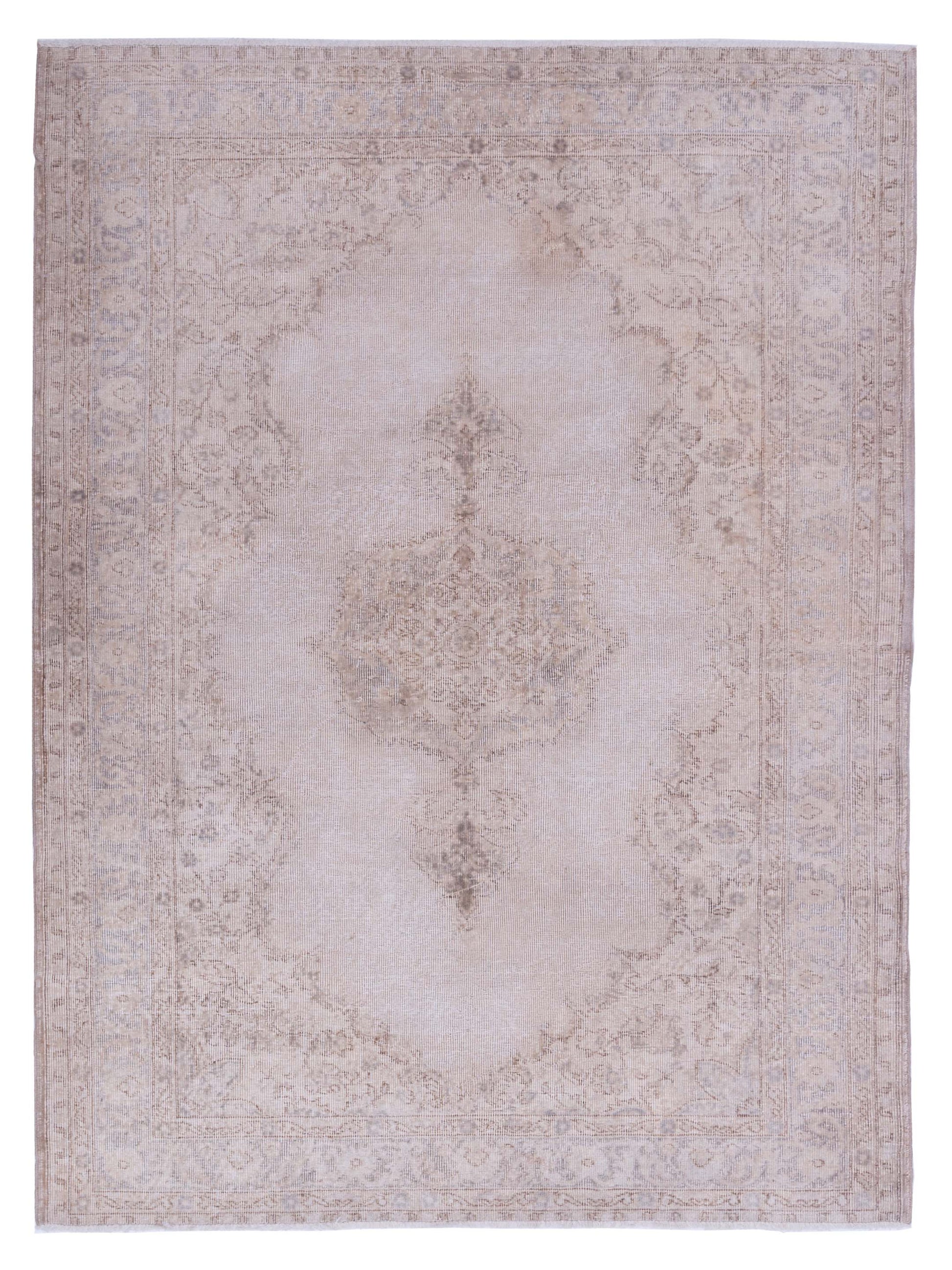 Pasha Vintage 121976 Beige Transitional Hand Knotted Rug