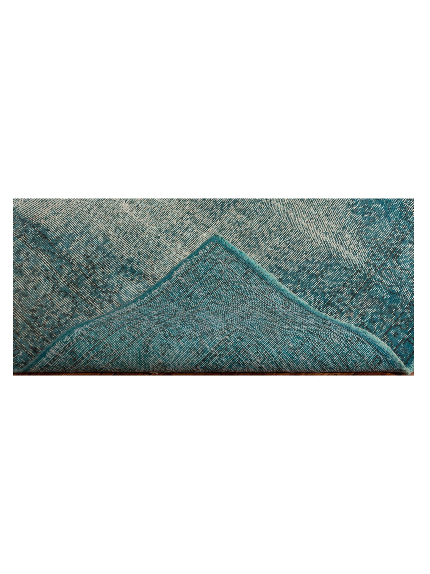 Pasha Vintage 121990 Turquoise  Transitional Hand Knotted Rug