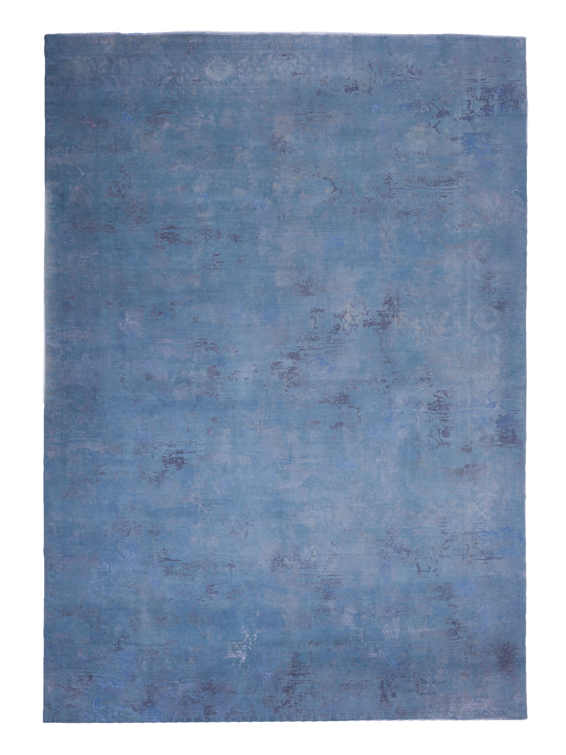 Pasha Vintage 122000 Light Blue Contemporary Hand Knotted Rug