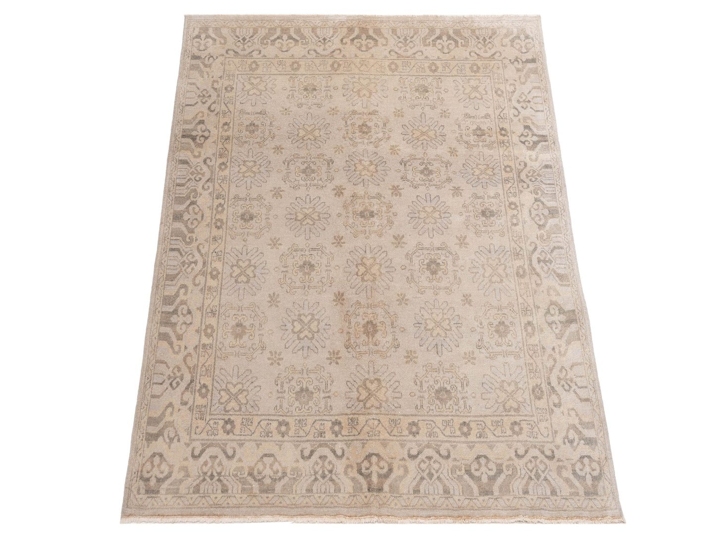 Rajpur Evren 122214 Gray Gray Transitional Hand Knotted Rug