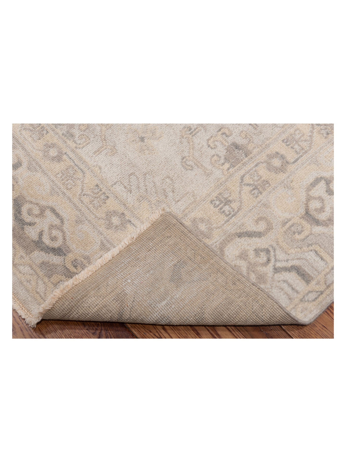 Rajpur Evren 122235 Silver Beige Transitional Hand Knotted Rug