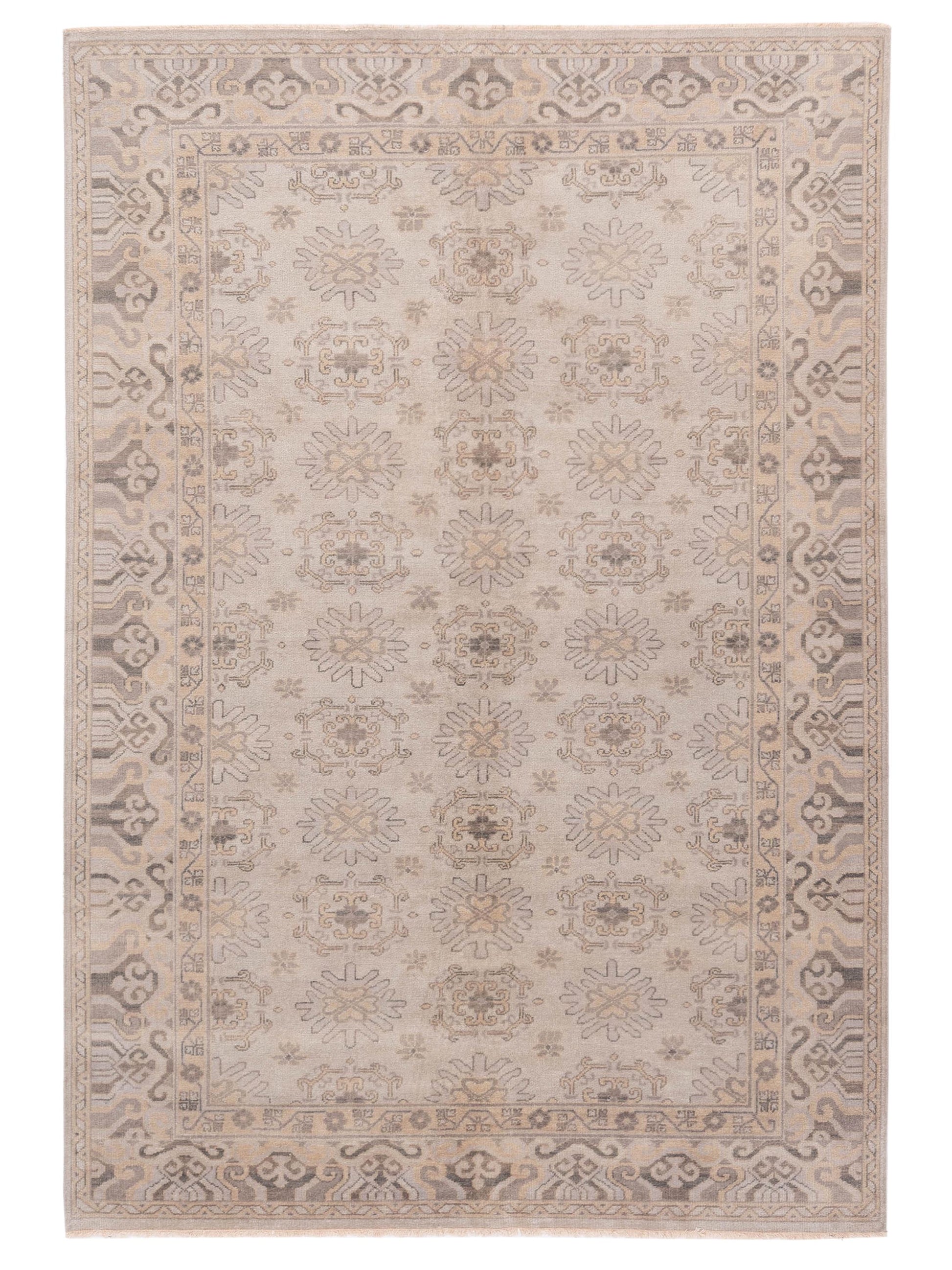 Rajpur Evren 122251 Silver Transitional Hand Knotted Rug