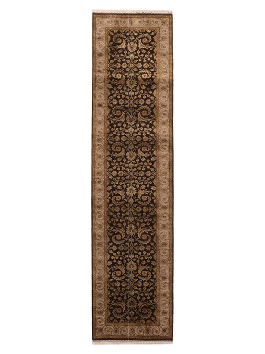 Rajpur Imperial Silk 122490 Brown Traditional Hand Knotted Rug