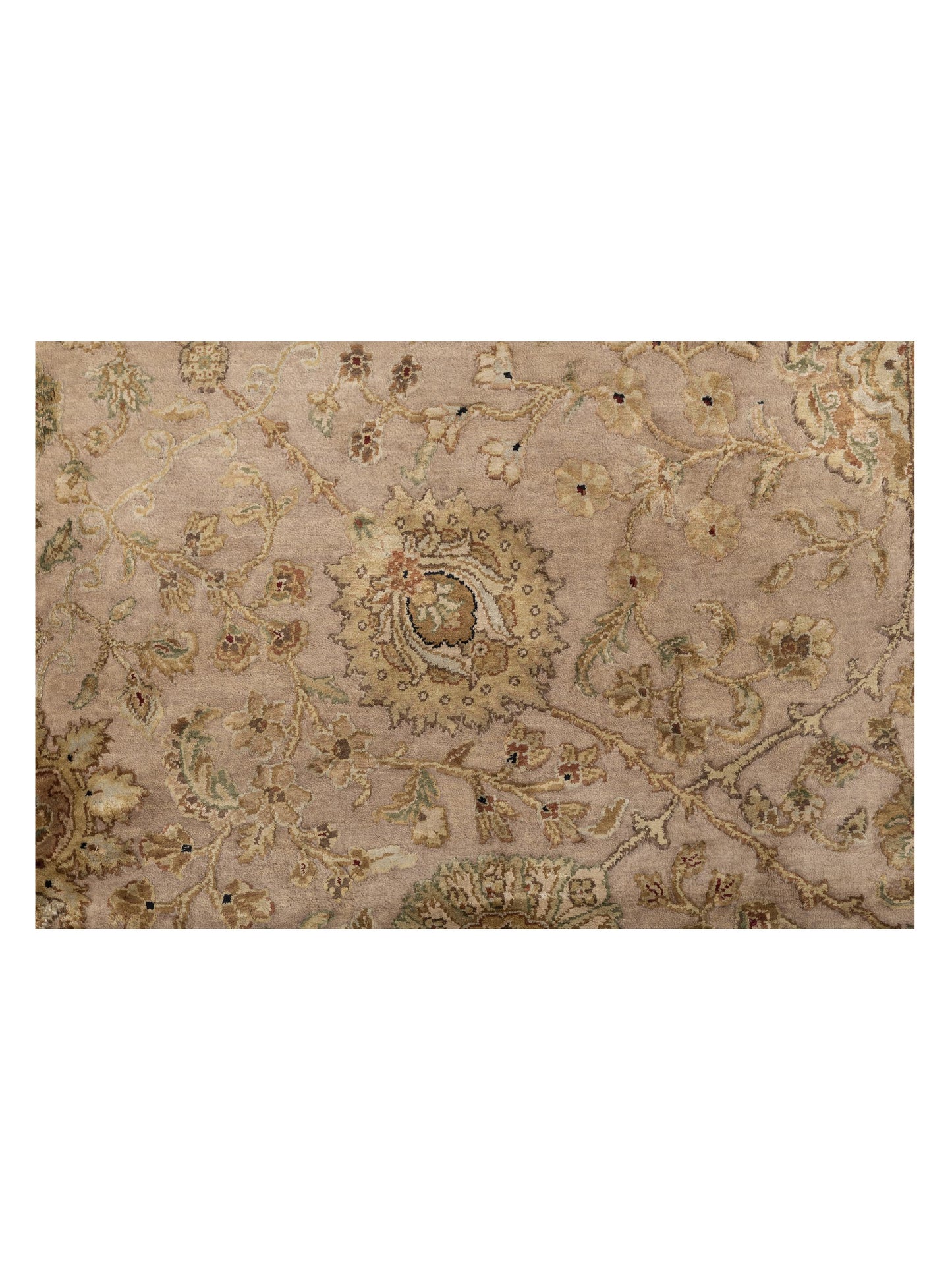 Rajpur Imperial Silk 122497 Beige Black Traditional Hand Knotted Rug